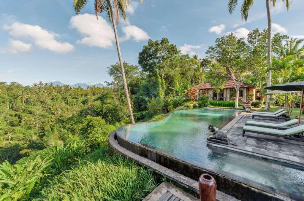 4 bedrooms villa estate jungle view ubud for sale rent 4