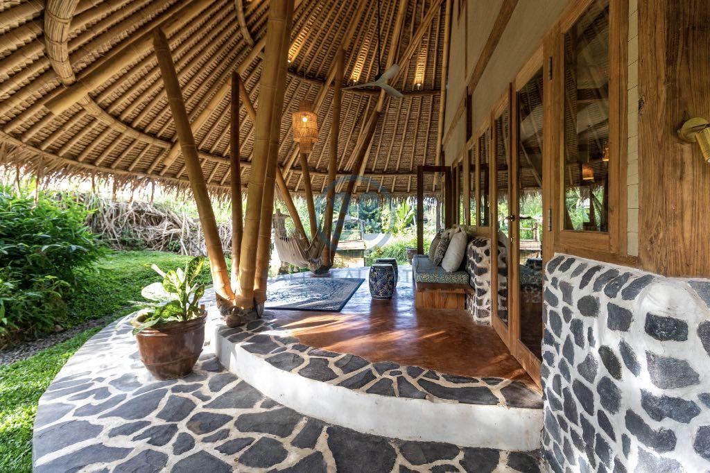 bedroom sustainable eco villa in ubud for sale