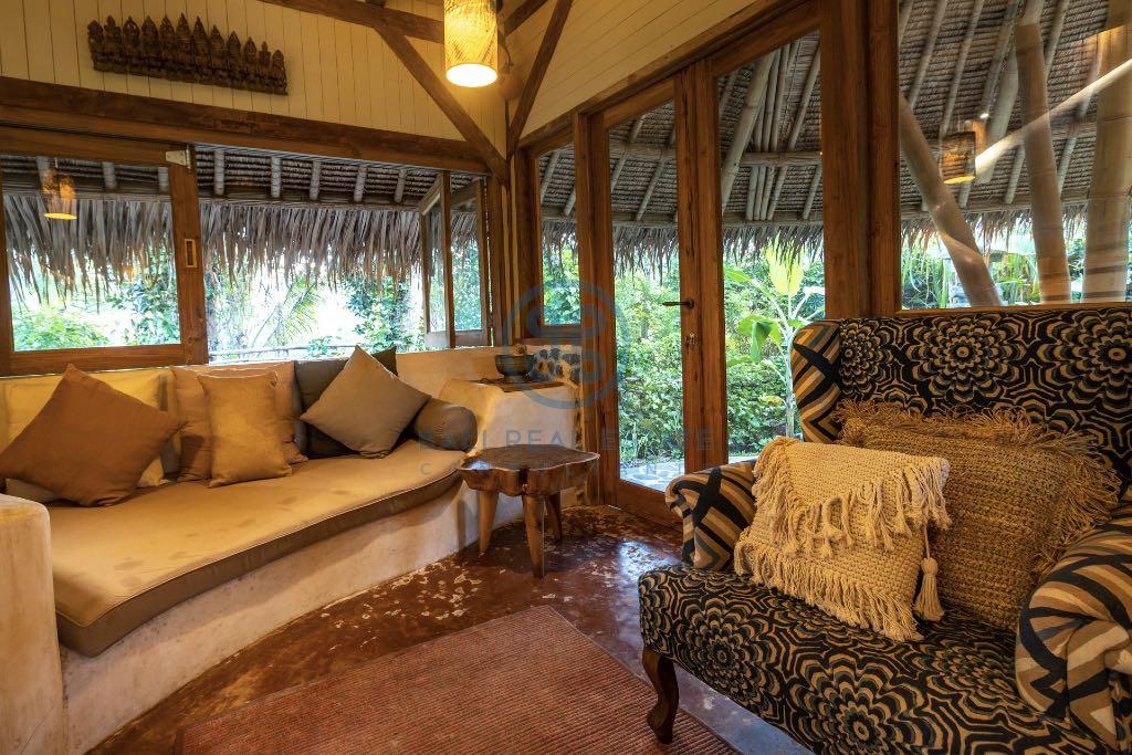 bedroom sustainable eco villa in ubud for sale