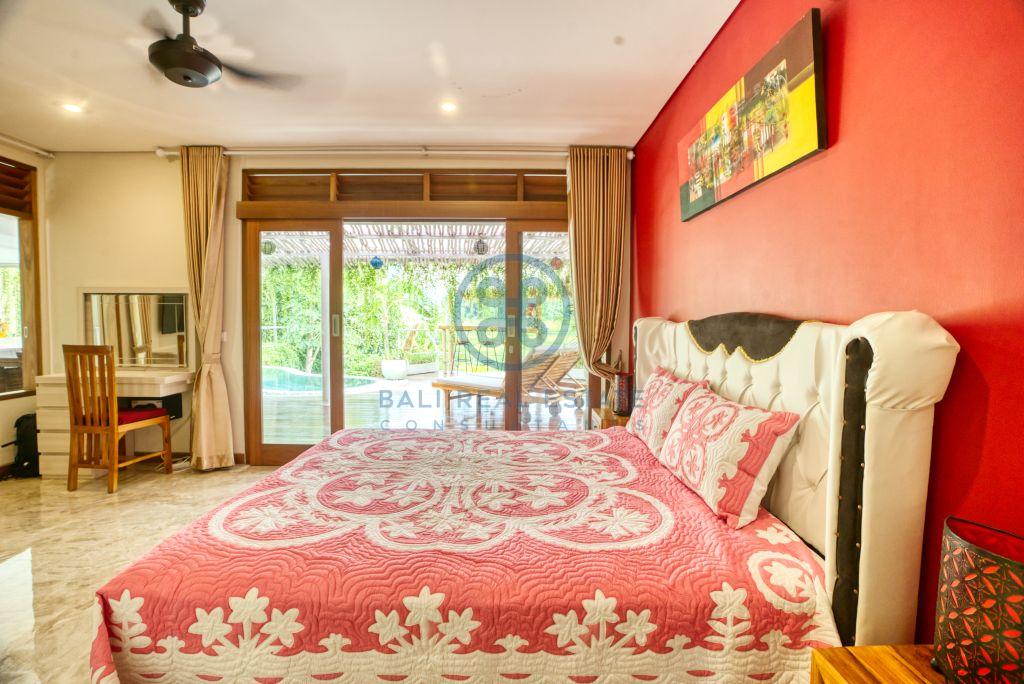 bedroom villa rice field view canggu tumbak bayuh for sale rent