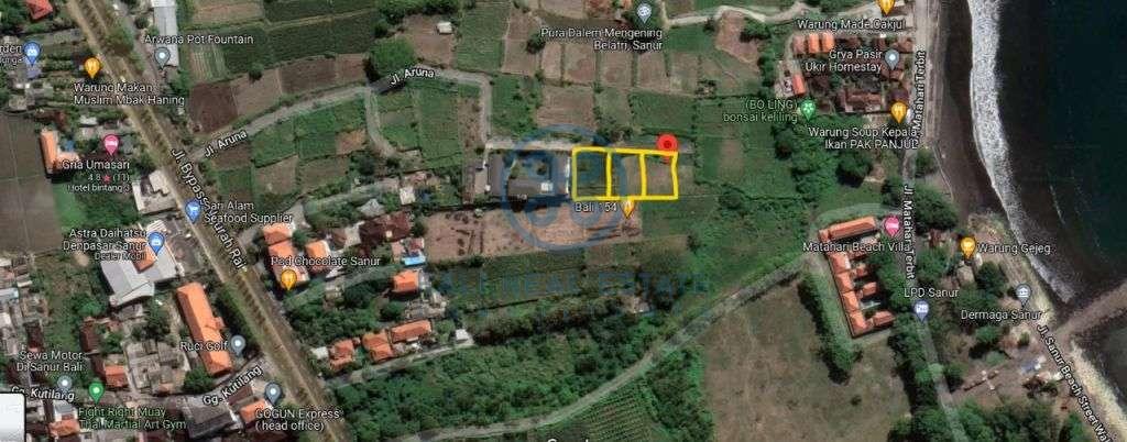 land near beach sanur for sale rent