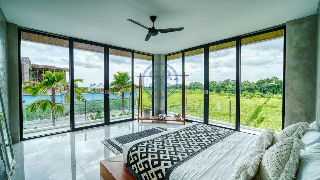 bedroom villa rice field view canggu tumbak bayuh for sale rent