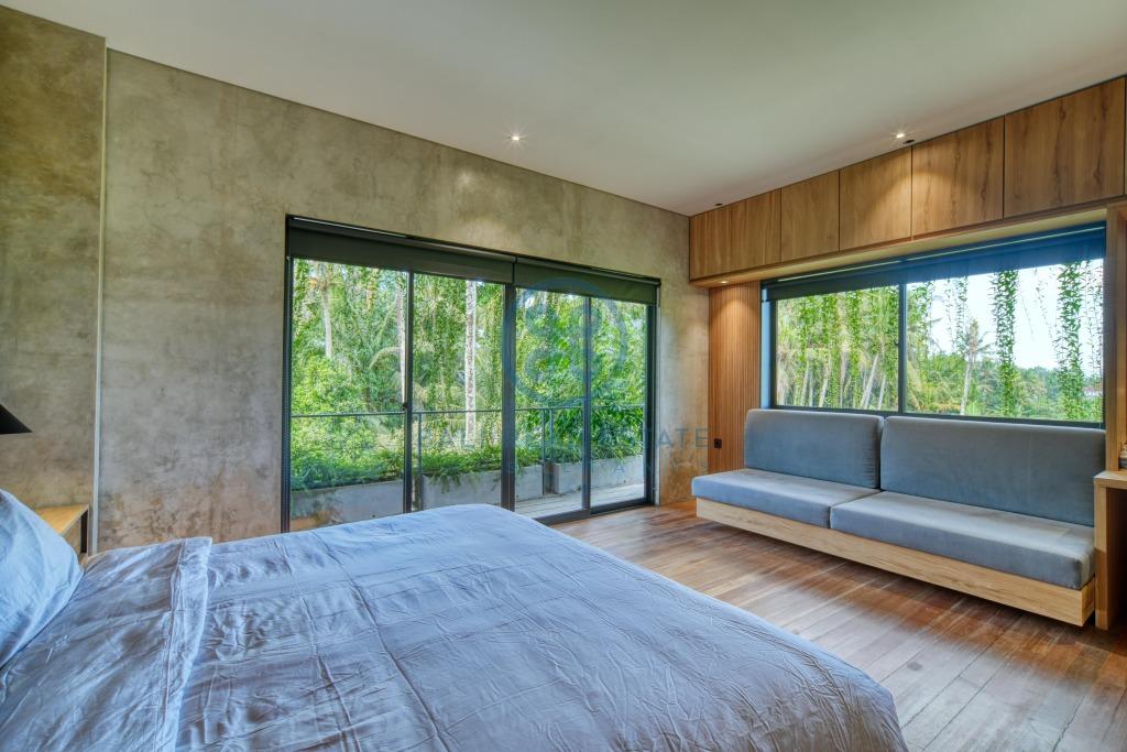 bedroom villa river front jungle view ubud bali for sale rent