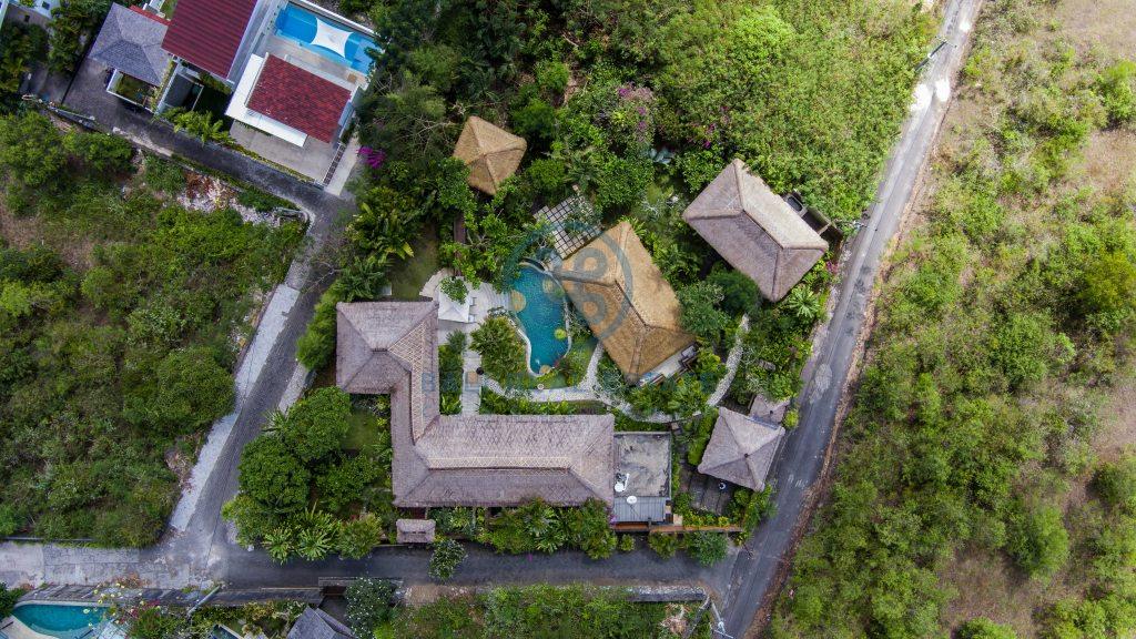 bedroom luxurious ocean view villa in Jimbaran Uluwatu for sale