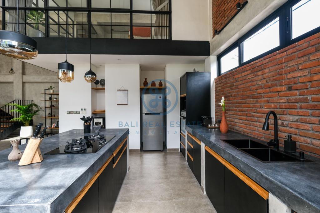 bedroom urban loft villa in canggu berawa for sale