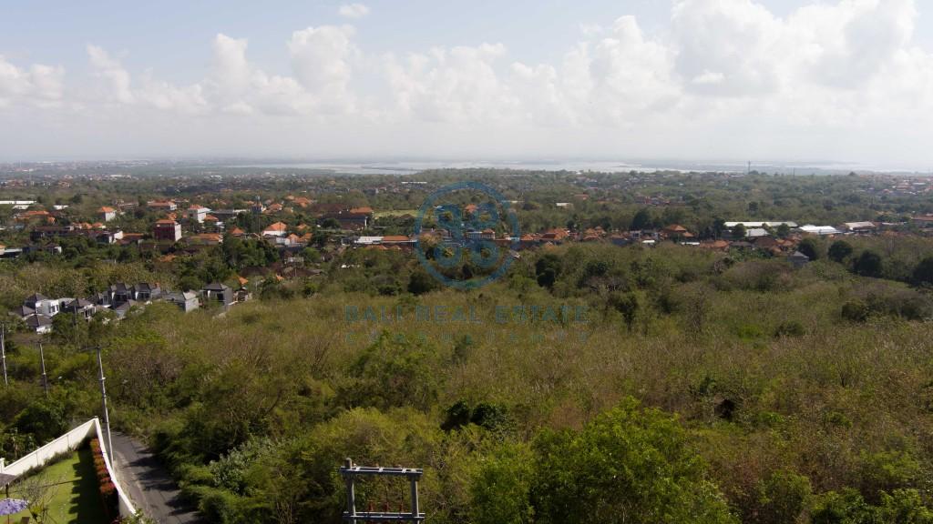 are ocean view land nusa dua hills for sale