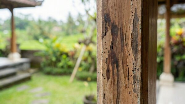 Bali's tropical climate is harsh on buildings. Ignoring maintenance costs is one of the costly mistakes buying property in Bali. Humidity and insects cause rapid damage like mold and rot, so you must budget for ongoing repairs.